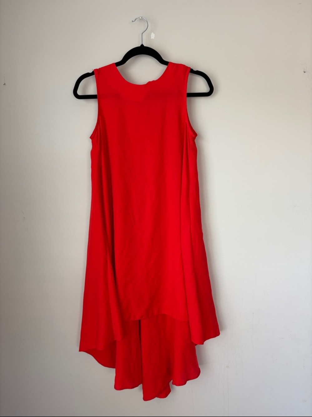 ASOS Sleeveless Red High-Low Dress